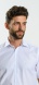 White Slim Fit Short-Sleeve Shirt