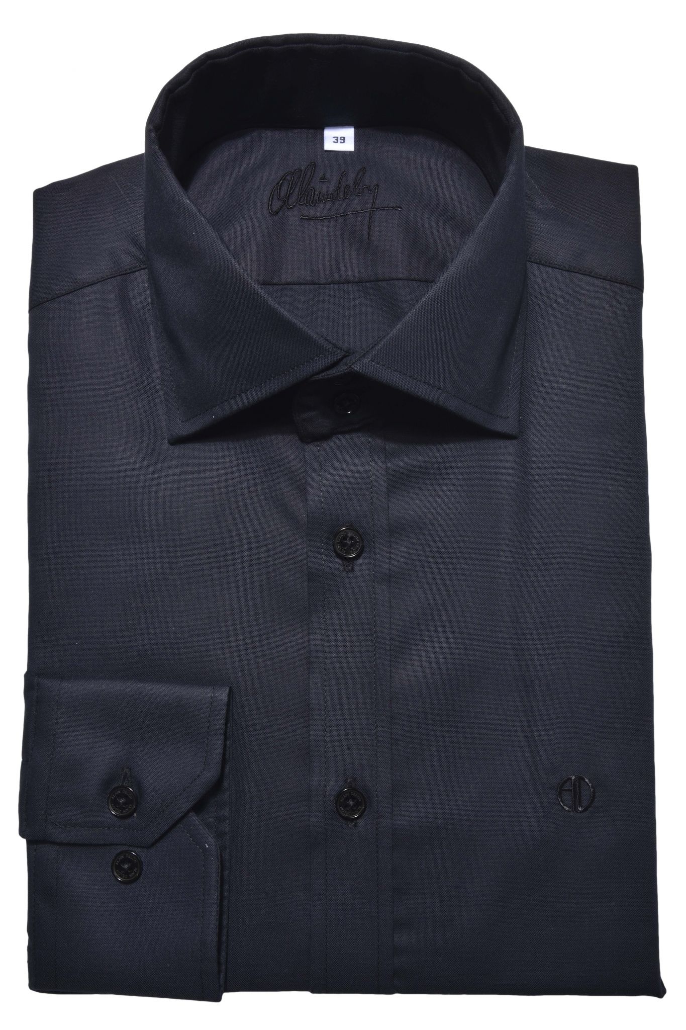 Black Classic Fit shirt - Shirts - E-shop | alaindelon.co.uk