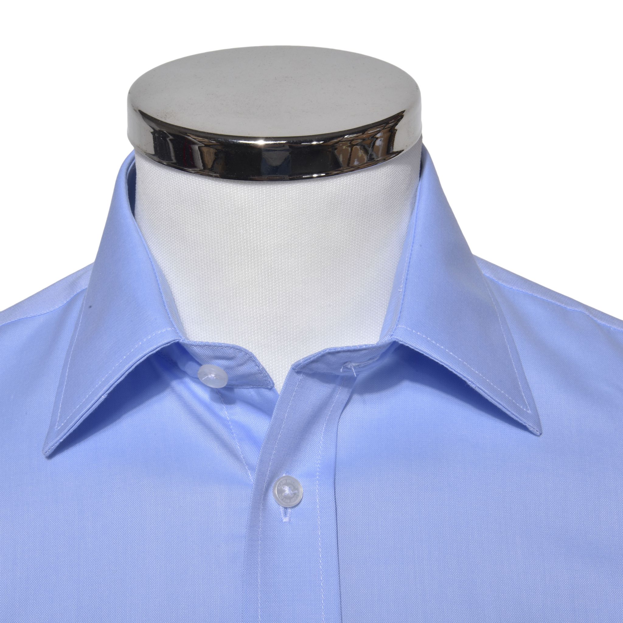 Blue Slim Fit business shirt - Shirts - E-shop | alaindelon.co.uk